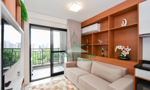 Apartamento à Venda em Mirandópolis | 1 Dorm | 1 Vaga | Mobiliado | Lazer Completo | Loadd