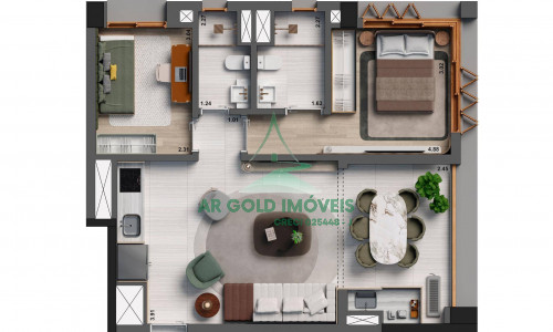 Apartamento à Venda no Jardim Paulista | 70m² | 2 Dormitórios | 1 Vaga | Esquina Jardyn
