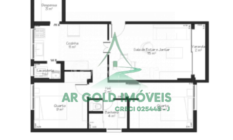 Apartamento à Venda na Vila Olímpia | 65m² | 2 Dorms | 1 Vaga | Varanda | Trinidad