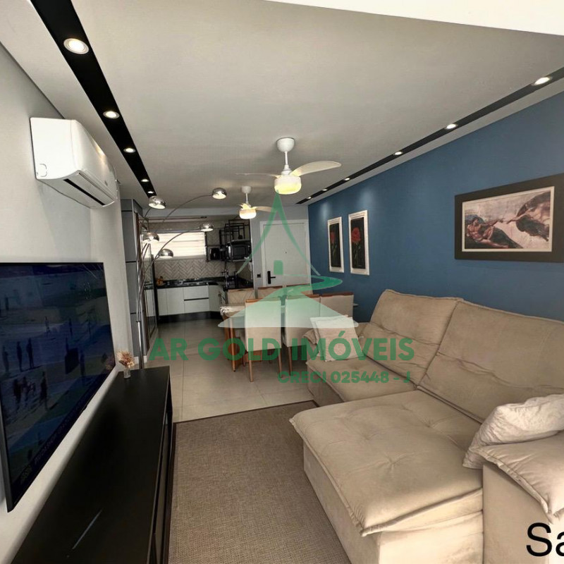 Apartamento à Venda na Enseada – Guarujá | 80 m² | 3 Dorms | 1 Suíte | 1 Vaga | Mobiliado