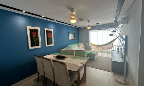 Apartamento à Venda na Enseada – Guarujá | 80 m² | 3 Dorms | 1 Suíte | 1 Vaga | Mobiliado