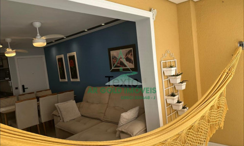 Apartamento à Venda na Enseada – Guarujá | 80 m² | 3 Dorms | 1 Suíte | 1 Vaga | Mobiliado
