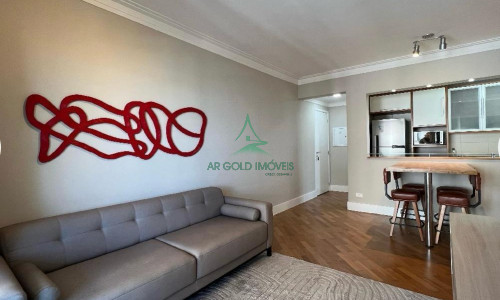 Apartamento para Locação em Pinheiros | 75m² | 2 Quartos | 1 Suíte | Mobiliado | 2 Vagas | Living