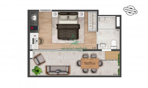 Studios para Locação na Saúde | 34m² e 36m² | Varanda | Próximo ao Metrô | Multi Praça