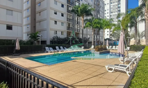 Apartamento à Venda no Cond. La Plaça | 57m² | 2 Quartos | Varanda | 1 Vaga | FGTS | Jaraguá