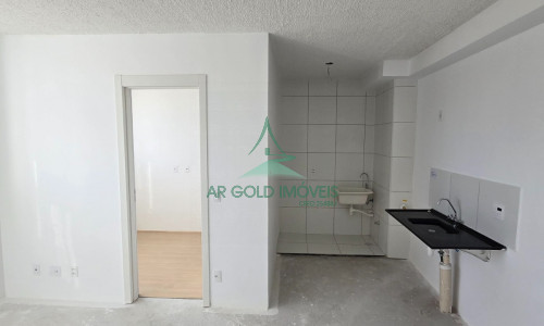 Apartamento à Venda no Jardim, Santo André | 35m² | 2 Quartos | Vista Livre | Cond. Tutto Jardim