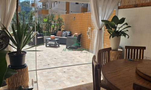 Apartamento Garden à Venda em Praia Grande | 110m² | 2 Quartos | 1 Suíte | 1 Vaga | Condomínio-Clube