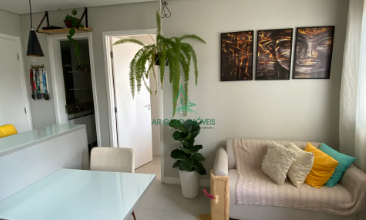 Apartamento à Venda no Cambuci | 38m² | 2 Quartos | Mobiliado | Vista Livre