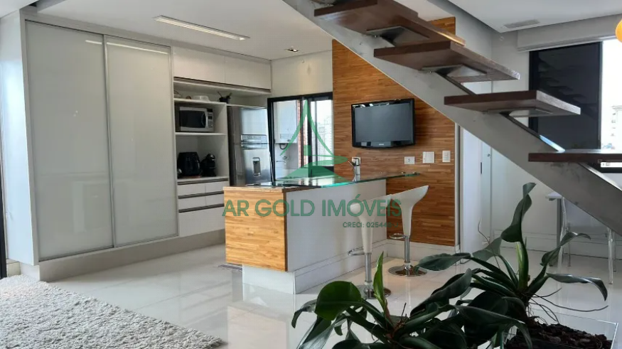 Apartamento Duplex Loft à Venda no Tatuapé | 82m² | 1 Quarto | Ofurô | 2 Vagas | Casa Alta
