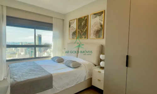 Apartamento à Venda em Pinheiros | 78m² | 2 Quartos | Mobiliado | Andar Alto | Vista Livre