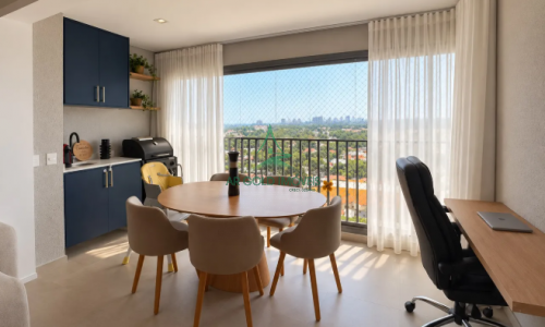 Apartamento à Venda no Alto da Boa Vista | 77m² | 2 Quartos | 1 Suíte | Vista Livre | Camino