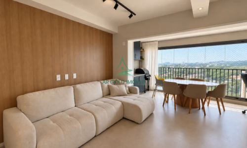Apartamento à Venda no Alto da Boa Vista | 77m² | 2 Quartos | 1 Suíte | Vista Livre | Camino