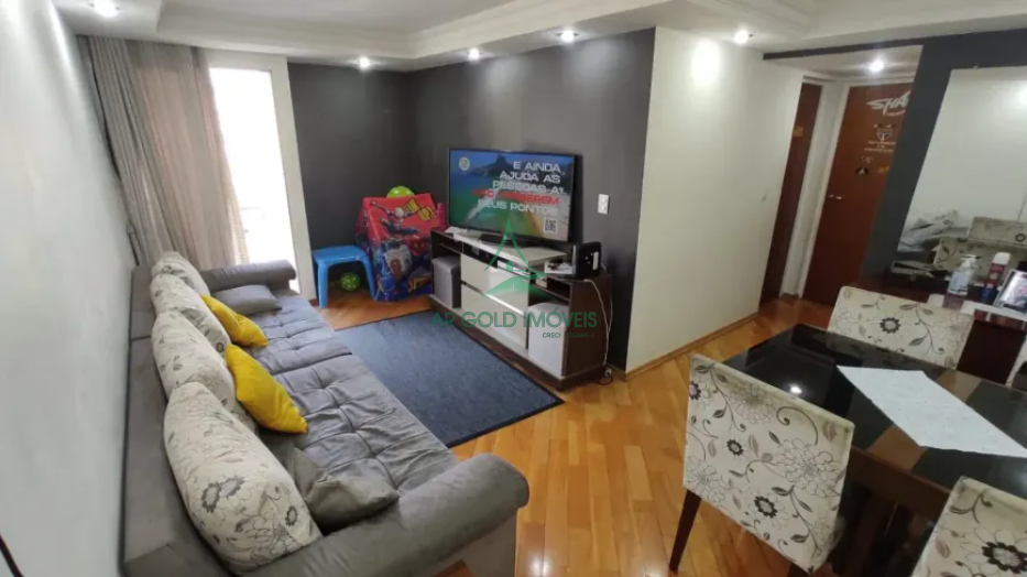 Apartamento à Venda no Jardim Santa Mônica | 55m² | 2 Quartos | Varanda | 1 Vaga | Santa Mônica