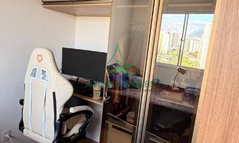 Apartamento à Venda no Socorro | 35m² | 2 Quartos | Varanda | Porteira Fechada | Andar Alto