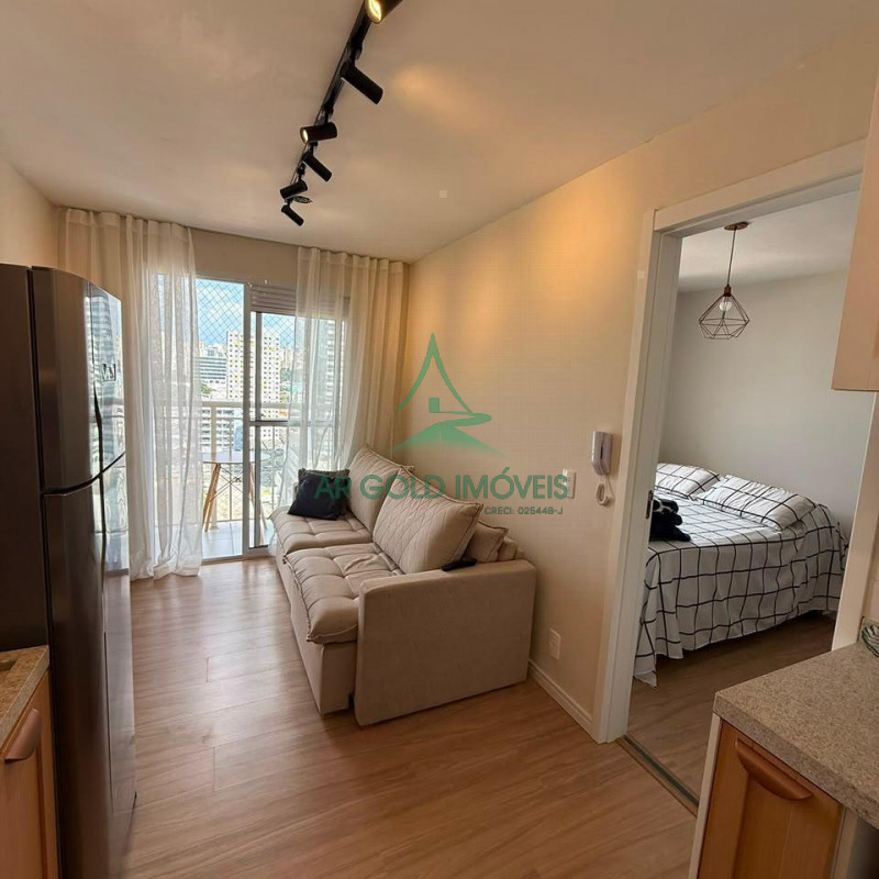 Apartamento à Venda no Reserva Barra Funda | 27m² | 1 Suíte | Mobiliado | Varanda
