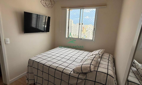 Apartamento à Venda no Reserva Barra Funda | 27m² | 1 Suíte | Mobiliado | Varanda