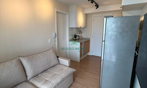 Apartamento à Venda no Reserva Barra Funda | 27m² | 1 Suíte | Mobiliado | Varanda