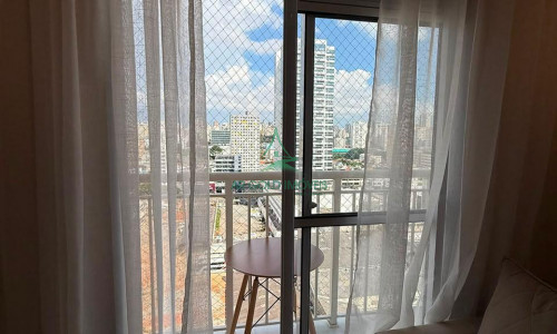 Apartamento à Venda no Reserva Barra Funda | 27m² | 1 Suíte | Mobiliado | Varanda