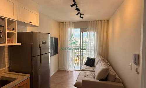 Apartamento à Venda no Reserva Barra Funda | 27m² | 1 Suíte | Mobiliado | Varanda