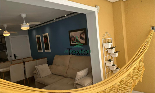 Apto à Venda na Enseada | 80m² | 3 Dorms | 1 Suíte | Mobiliado | 3 Quadras da Praia | 1 Vaga