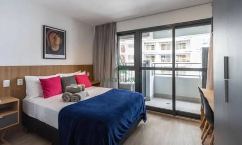 Studio à Venda em Perdizes | 25m² | Mobiliado | Varanda | Soma Perdizes