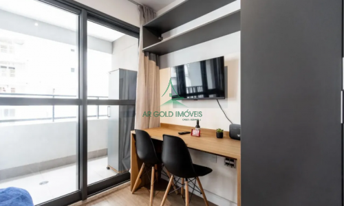 Studio à Venda em Perdizes | 25m² | Mobiliado | Varanda | Soma Perdizes